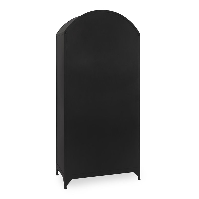 Classic Home Lillo Metal Curio Cabinet | Wayfair